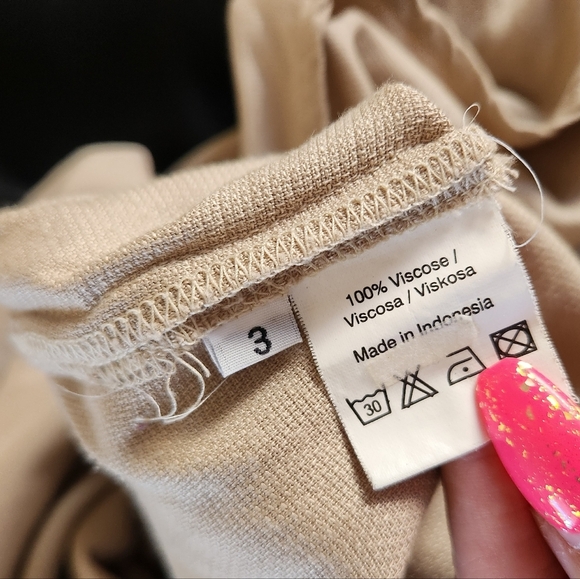 Animale Black Sleeveless Midi Dress Pockets Size Medium Lagenlook Boho Summer - Picture 11 of 11